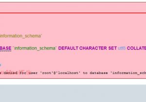 Làm thế nào sửa lỗi “#1044 – Access denied for user “ khi up database